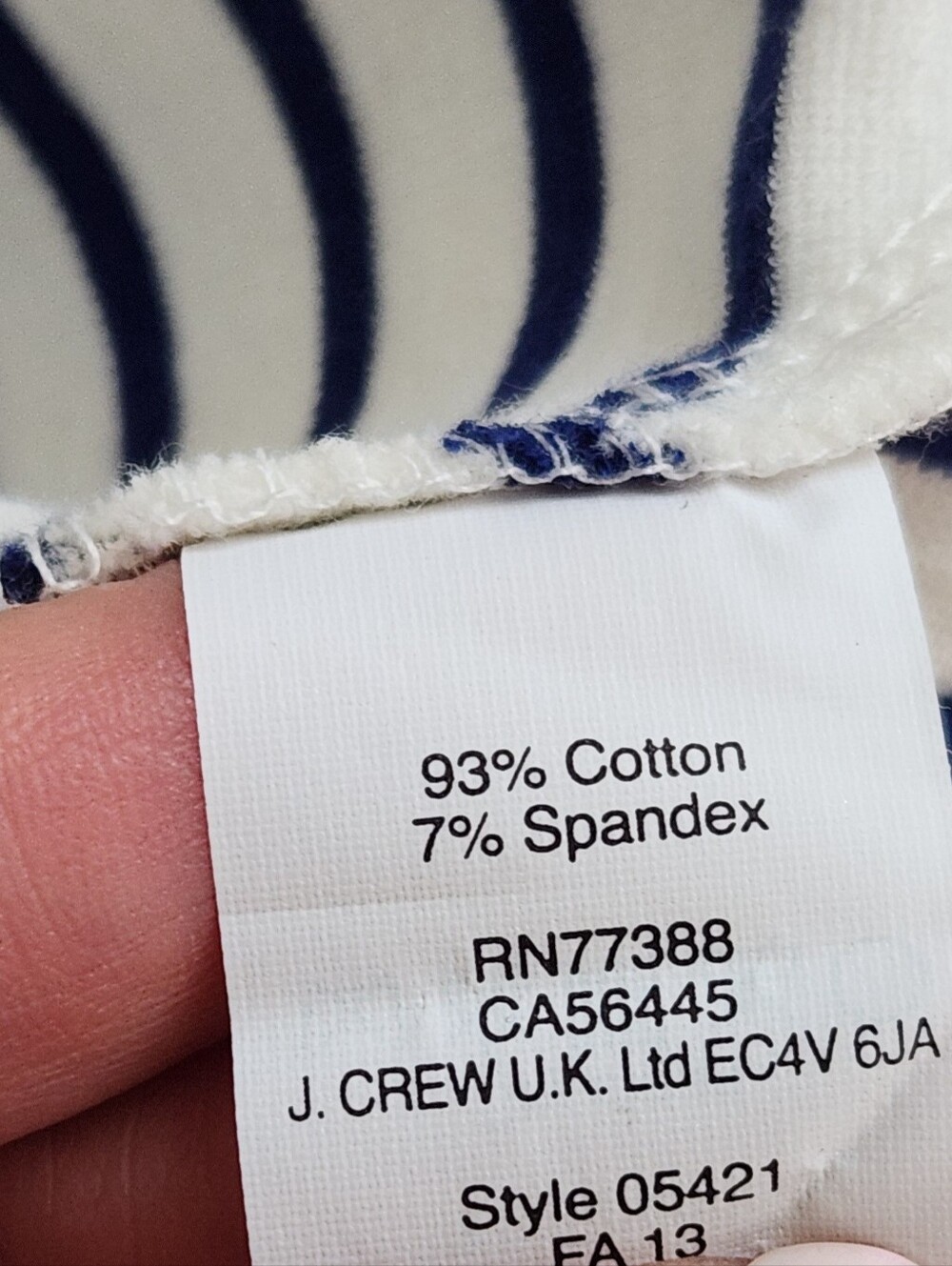 J. Crew Sleeveless Navy Stripe A-Line Dress - Picture 8 of 11